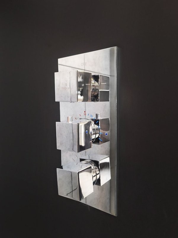 Душевой комплект AltroBagno Cascata 040101 Cr С ВНУТРЕННЕЙ ЧАСТЬЮ, хром