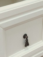 Шкаф пенал для ванной Misty Лувр R слоновая кость