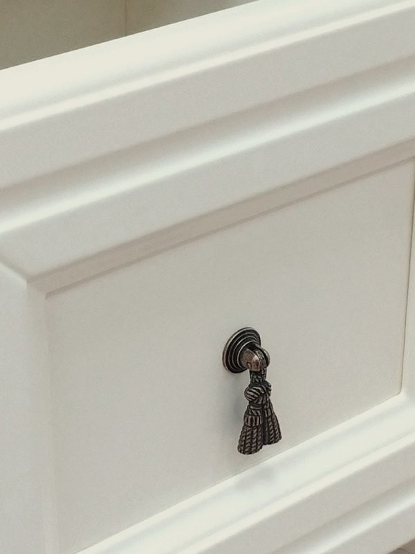 Шкаф пенал для ванной Misty Лувр R слоновая кость