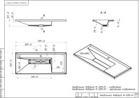 Тумба с раковиной Belux Фаворит 120 подвесная, белая глянцевая, раковина 120-01