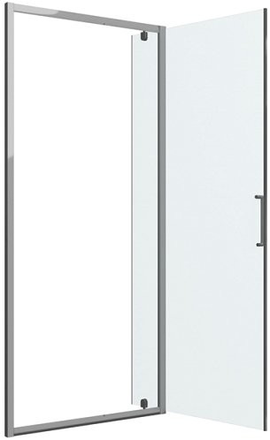 Душевая дверь в нишу Bravat Drop 100x200 распашная
