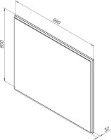 Мебель для ванной комнаты Aquanet Nova Lite 100 напольная, белая, 3 ящика
