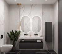 Раковина Armadi Art Flat Calacatta 140