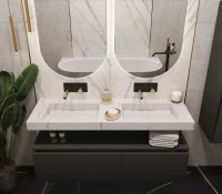 Раковина Armadi Art Flat Calacatta 140 Раковина Armadi Art Flat Calacatta 140