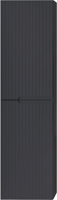 Шкаф пенал для ванной Cezares Duet Grafito графит, универсальный