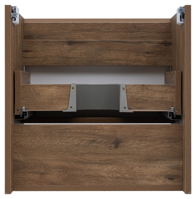 Тумба под раковину Aquanet Тренд 50 дуб рустикальный/белый сатин