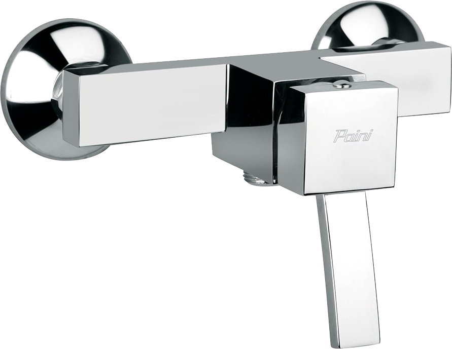 Душевой комплект Смеситель для душа Paini Tank TKCR511LMKM + Стойка RS 50CR191ARQP3