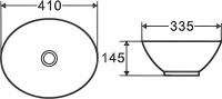 Накладная раковина D&K Matrix DT1390716 41