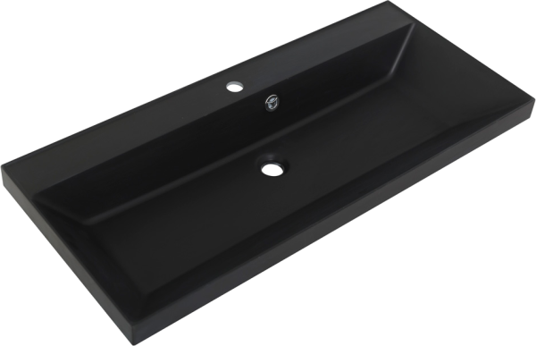 Мебельная раковина BelBagno BB1000/450-LV-ART-AST-NERO черная матовая