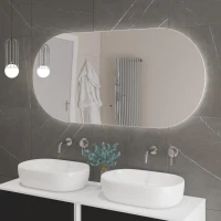 Зеркало Cezares Vague 150х70, с подсветкой