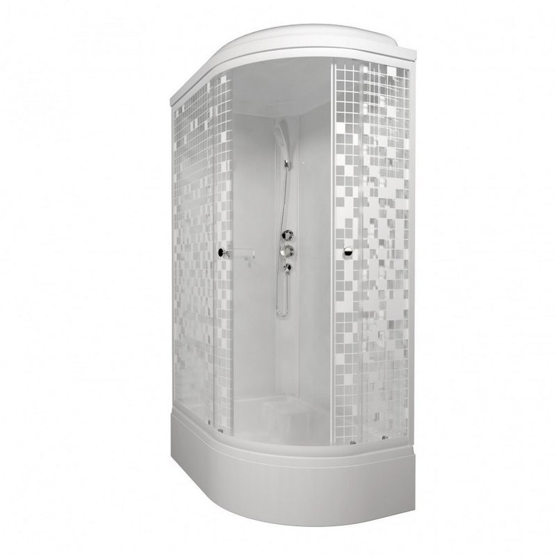 Душевая кабина Triton Коралл L Щ0000061819 120х80 см, белая