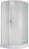Душевой уголок Parly ZEP911FR 90x90, с поддоном, профиль белый, стекло матовое
