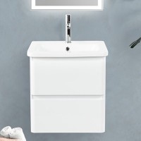 Тумба под раковину BelBagno Albano-Cer 50 подвесная, bianco lucido