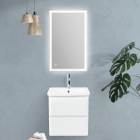 Тумба под раковину BelBagno Albano-Cer 50 подвесная, bianco lucido
