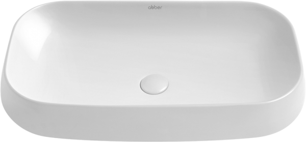 Накладная раковина Abber Rechteck AC2210 белая