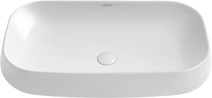Накладная раковина Abber Rechteck AC2210 белая