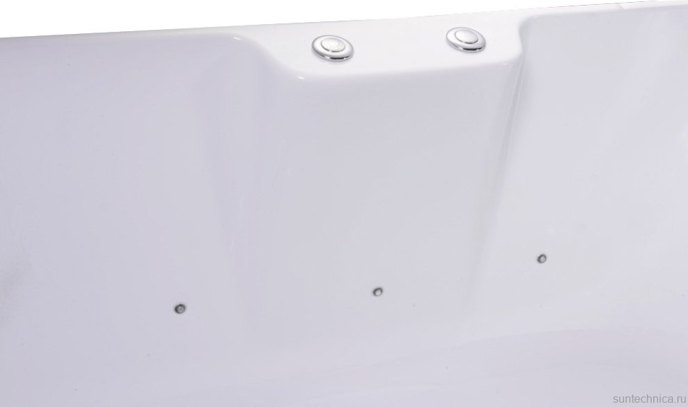 Акриловая ванна Orans BT-NL601- FTSI Black 175x75 см, отдельностоящая, черная матовая, овальная, с каркасом, со сливом-переливом, с подсветкой