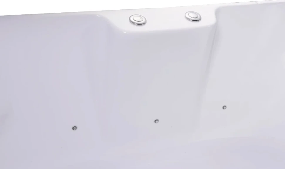 Акриловая ванна Orans BT-NL601- FTSI Black 175x75 см, отдельностоящая, черная матовая, овальная, с каркасом, со сливом-переливом, с подсветкой