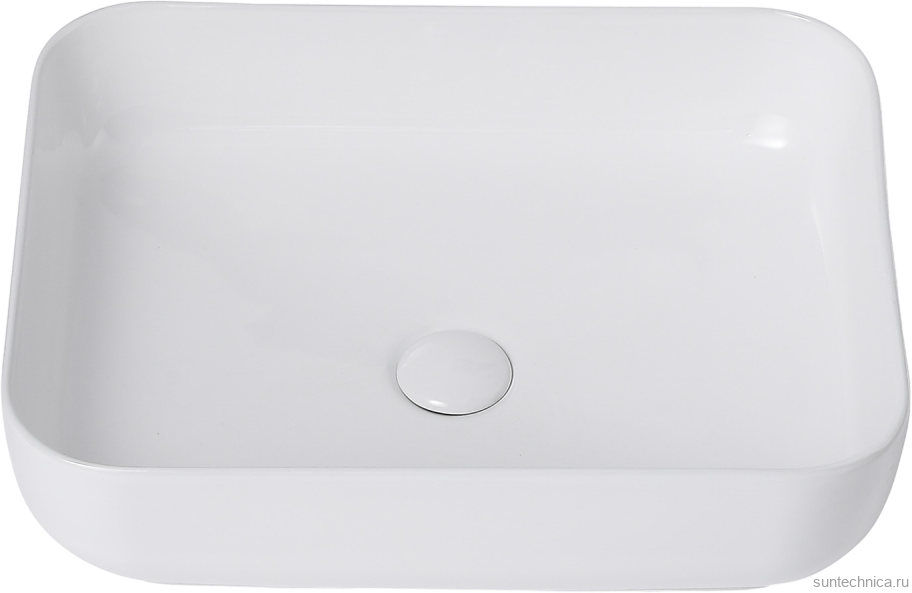 Накладная раковина Abber Rechteck AC2202 белая