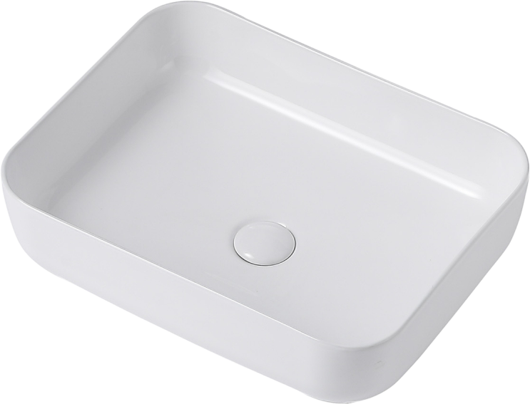 Накладная раковина Abber Rechteck AC2202 белая