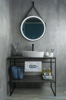 Накладная раковина GID Creativo N9386 50 глянцевая белая, фаянс