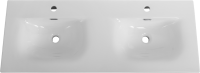 Мебельная раковина BelBagno BB-8099-120-2 глянцевая белая