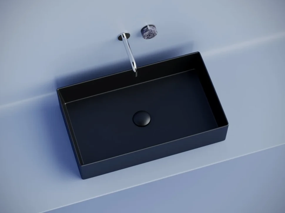 Накладная раковина Ceramicanova Element CN6070MB черная матовая