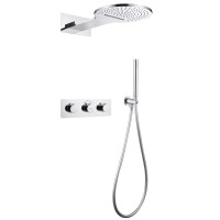 Душевой комплект Abber Wasser Kreis AF8151 С ВНУТРЕННЕЙ ЧАСТЬЮ, хром