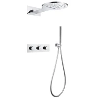 Душевой комплект Abber Wasser Kreis AF8151 С ВНУТРЕННЕЙ ЧАСТЬЮ, хром