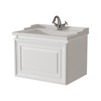 Тумба с раковиной Caprigo Ponza 60 подвесная, белая