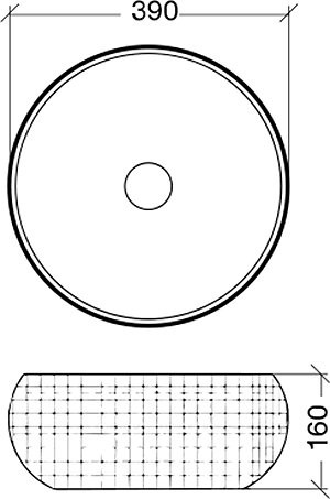 Накладная раковина Armadi Art NeoArt 863 39 серебро, круглая