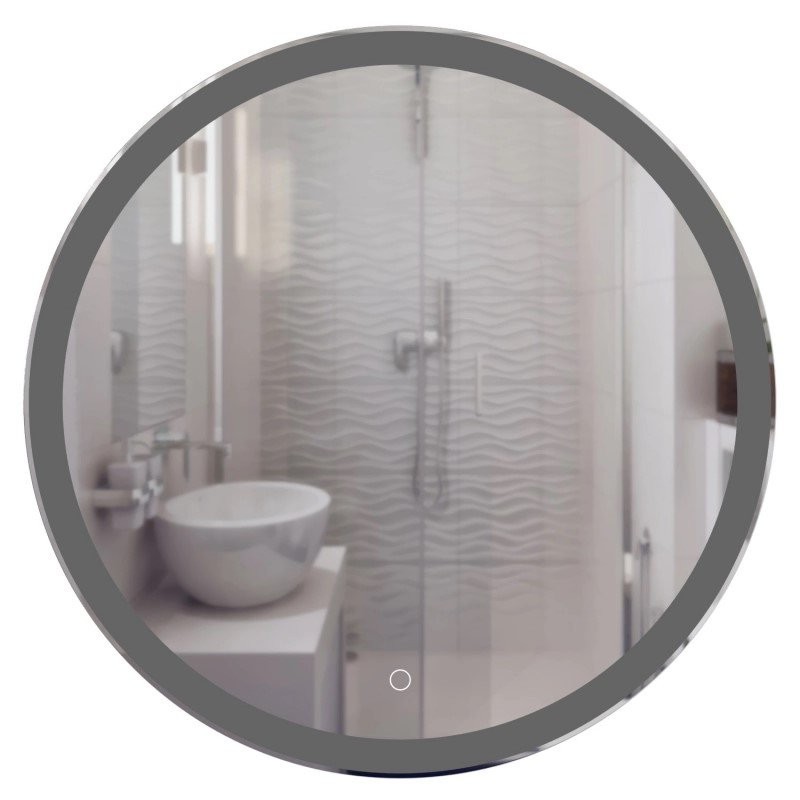 Зеркало круглое Mixline Мия 80 с подсветкой