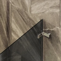Шторка на ванну Maybahglass MGV-650-4 40 см, профиль хром, стекло графит