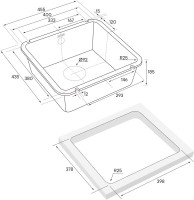 Комплект Мойка Paulmark Unter 50 PM204543-WH белая + Измельчитель Intenso Комплект Мойка Paulmark Unter 50 PM204543-WH белая + Измельчитель Intenso