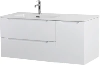 Тумба с раковиной BelBagno Etna 120 L 2 ящика. дверца, bianco lucido