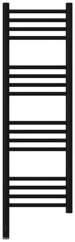 Полотенцесушитель электрический Сунержа Богема 3.1 31-6004-1030 110x35 см, подключение слева, матовый черный, лесенка