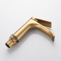 Смеситель для раковины Shevanik S4101G, золотой сатин