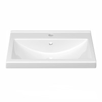 Тумба с раковиной Belux Киото Н 80 напольная, 2 ящика, белая