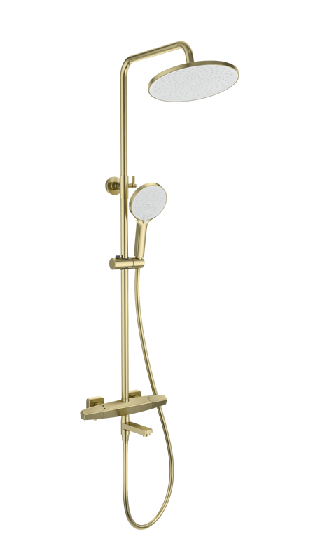 Душевая стойка Wonzon & Woghand WW-B3046-A1-BG брашированное золото