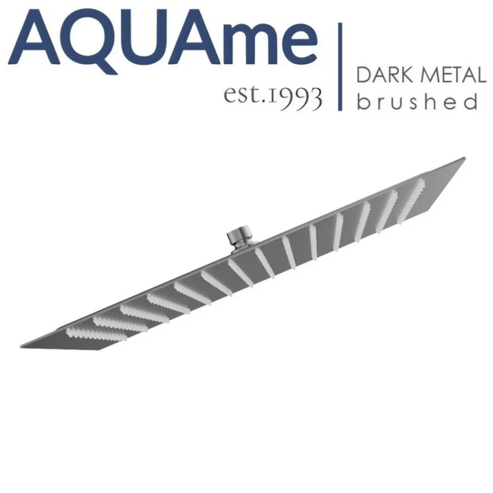 Верхний душ AQUAme Savona с покрытием темным металлом AQM8608GM