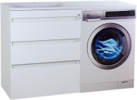 Тумба с раковиной Misty Фостер 70 напольная, под стиральную машину L