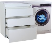 Тумба с раковиной Misty Фостер 70 напольная, под стиральную машину L