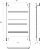 Полотенцесушитель электрический Energy Multy 2 85x50