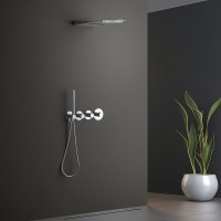 Душевой комплект Timo Saona SX-2350/00SM С ВНУТРЕННЕЙ ЧАСТЬЮ, с термостатом, хром