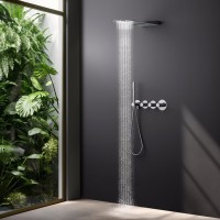 Душевой комплект Timo Saona SX-2350/00SM С ВНУТРЕННЕЙ ЧАСТЬЮ, с термостатом, хром