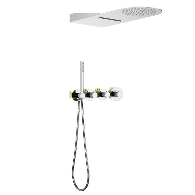 Душевой комплект Timo Saona SX-2350/00SM С ВНУТРЕННЕЙ ЧАСТЬЮ, с термостатом, хром