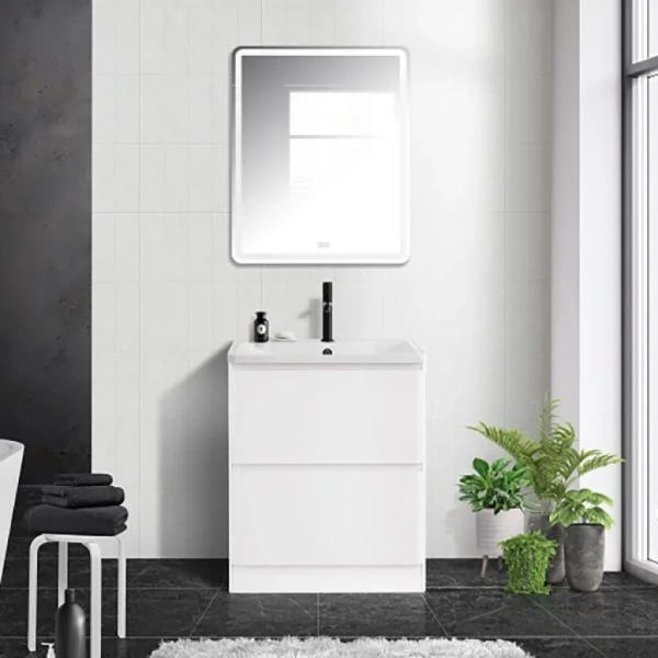 Мебель для ванной комнаты BelBagno Albano 70 напольная, bianco lucido
