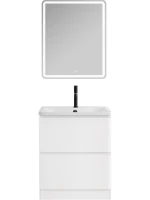 Мебель для ванной комнаты BelBagno Albano 70 напольная, bianco lucido
