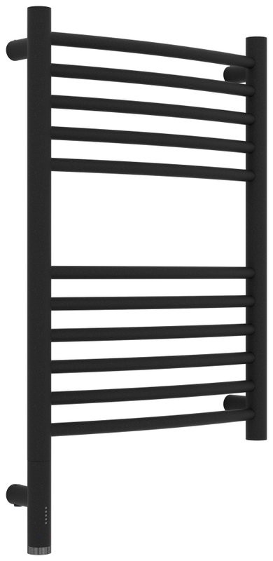 Полотенцесушитель электрический Сунержа Богема 3.1 15-6002-6040 70x45 см, подключение слева, темный титан муар, лесенка