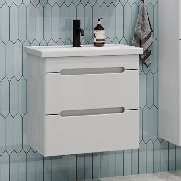 Тумба под раковину SanStar Адель 60 подвесная, белая